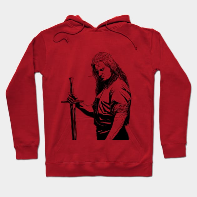 The Witcher, Geralt of Rivia Hoodie by Art of Arklin